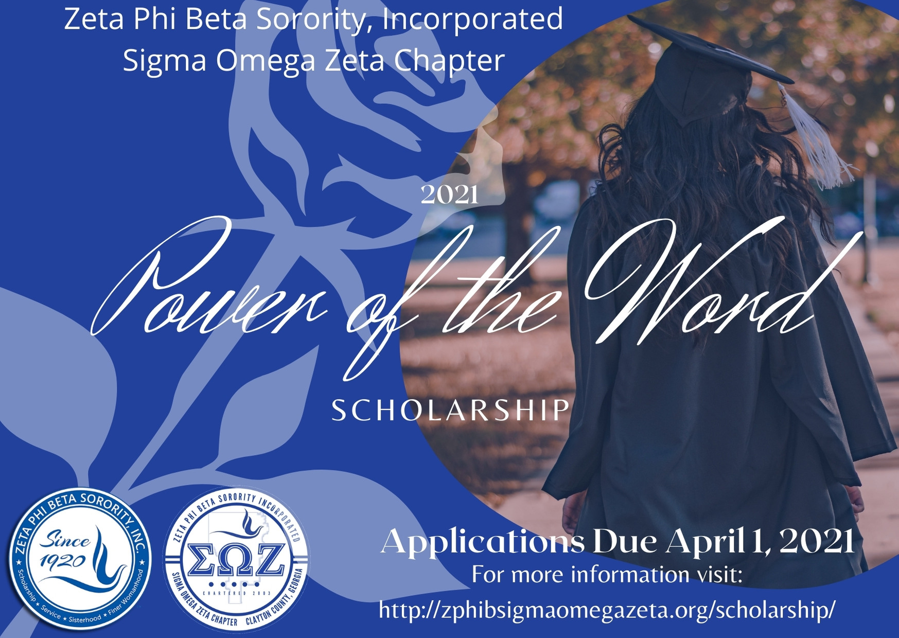 Scholarship Zeta Phi Beta Sorority, Incorporated, Sigma Omega Zeta